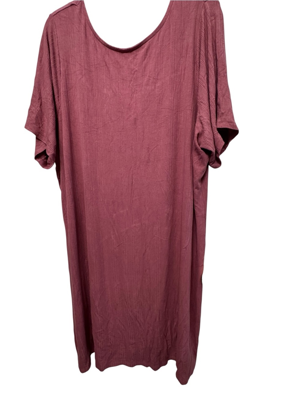 Old Navy Short Sleeve Shirt Dress in Dusty Rose